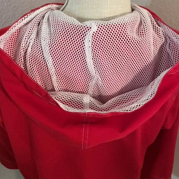 Teddi Petite Women’s Hooded Lightweight Jacket Size PM in Red - Picture 6 of 10
